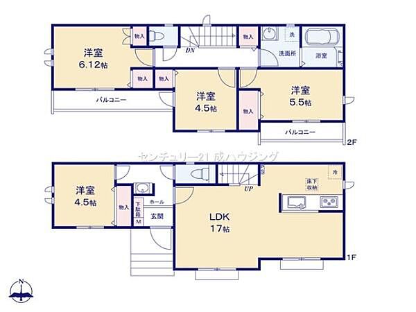 間取りを拡大表示