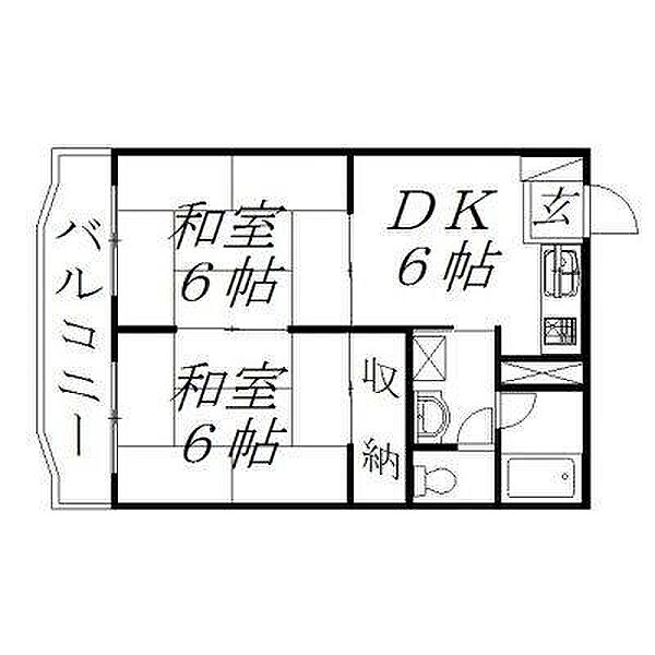 静岡県浜松市中央区大瀬町(賃貸マンション2DK・1階・38.88㎡)の写真 その2
