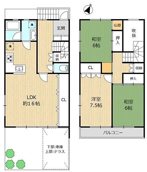 間取りを拡大表示