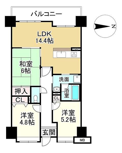 間取りを拡大表示