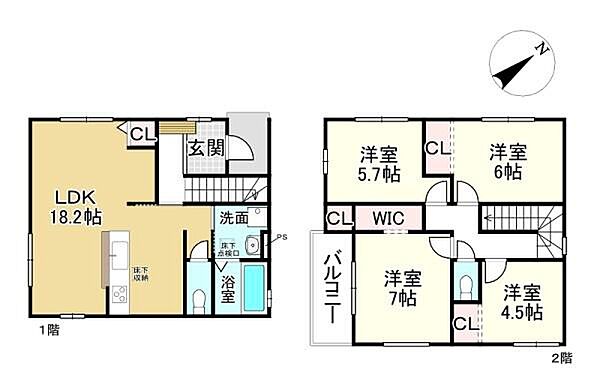 間取りを拡大表示