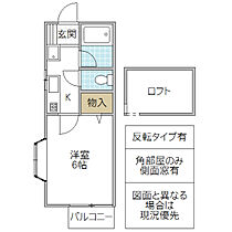 コーポタカハシ 2C号室 ｜ 茨城県水戸市石川（賃貸アパート1K・2階・19.87㎡） その2