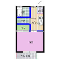 ドミールひめご A棟 107号室 ｜ 茨城県水戸市姫子（賃貸アパート1K・1階・22.93㎡） その2