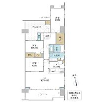 サンアリーナ水戸備前町 605号室 ｜ 茨城県水戸市備前町（賃貸マンション3LDK・6階・92.74㎡） その2