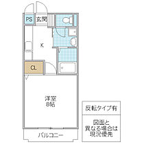 ベルデュール元山町 405号室 ｜ 茨城県水戸市元山町（賃貸マンション1K・4階・30.00㎡） その2