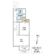 ブリス エイエム III 101号室 ｜ 茨城県水戸市愛宕町（賃貸アパート1LDK・1階・40.46㎡） その2