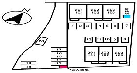 ヴィオラ B 103号室 ｜ 茨城県水戸市開江町（賃貸アパート1LDK・1階・46.49㎡） その4