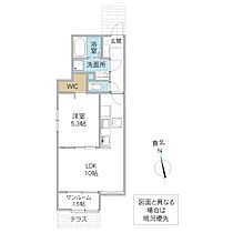 クラール K 104号室 ｜ 茨城県水戸市笠原町（賃貸アパート1LDK・1階・40.46㎡） その2