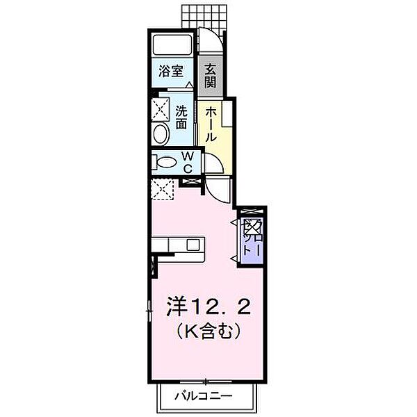 アクシーヌ 104号室｜茨城県水戸市緑町(賃貸アパート1R・1階・32.90㎡)の写真 その2
