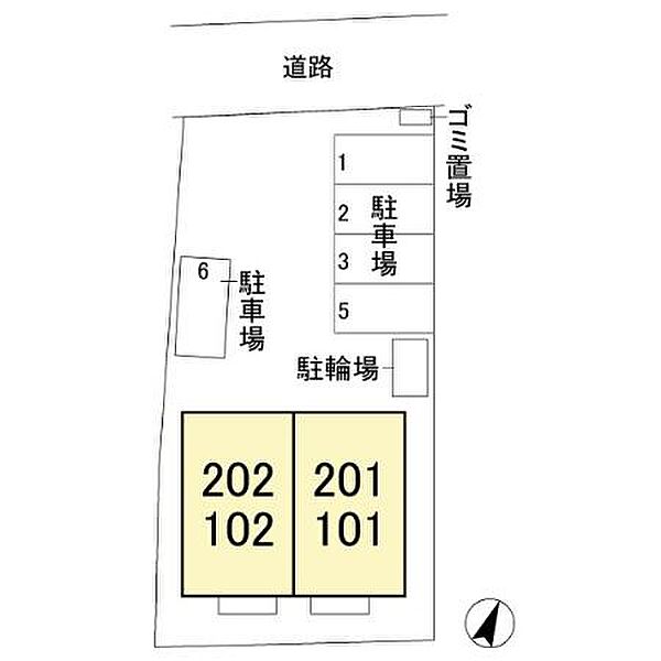 イーズサンモール 202号室｜茨城県水戸市常磐町(賃貸アパート1SLDK・2階・54.90㎡)の写真 その8