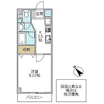 K’Tシュプール 403号室 ｜ 茨城県水戸市南町（賃貸マンション1K・4階・26.55㎡） その2