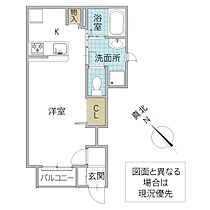 レーガベーネ田彦 III 103号室 ｜ 茨城県ひたちなか市大字田彦（賃貸アパート1R・1階・30.74㎡） その2