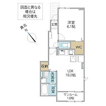 SHINYASHIKI:AP II 101号室 ｜ 茨城県水戸市新荘（賃貸アパート1LDK・1階・44.02㎡） その2