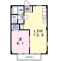 サニーヒルズ 101号室 ｜ 茨城県東茨城郡大洗町磯道（賃貸アパート1LDK・1階・40.04㎡） その2