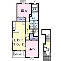 フィオーレ・プレッソ 201号室 ｜ 茨城県水戸市平須町（賃貸アパート2LDK・2階・58.54㎡） その2