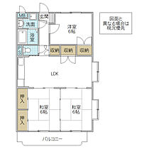 クレセール三の丸 201号室 ｜ 茨城県水戸市柵町（賃貸マンション3LDK・2階・68.97㎡） その2