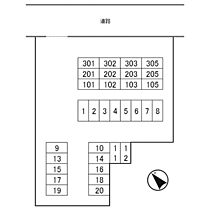 ミュープラテイア 302号室 ｜ 茨城県水戸市上水戸（賃貸マンション1LDK・3階・42.84㎡） その3