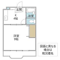 コーポ・ロゼ 201号室 ｜ 茨城県水戸市渡里町（賃貸アパート1K・2階・28.80㎡） その2