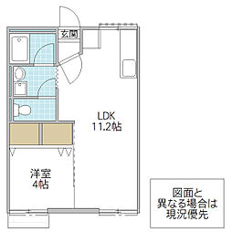 間取図画像 1LDK