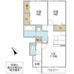 物件の間取り