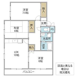 間取図画像 3LDK