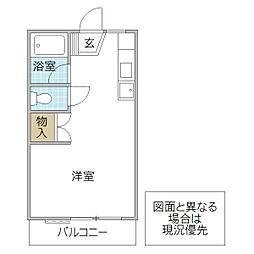 間取図画像 ワンルーム