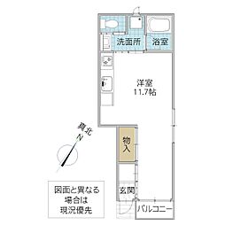 間取図画像 ワンルーム