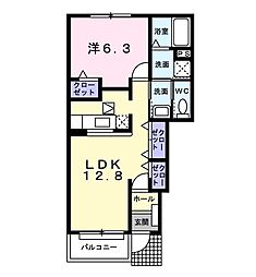 間取図画像 1LDK