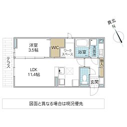 間取図画像 1LDK