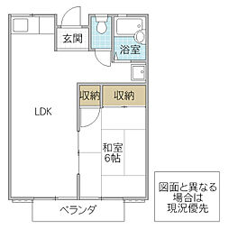 間取図画像 1LDK