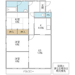 間取図画像 3LDK