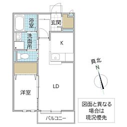 間取図画像 1LDK