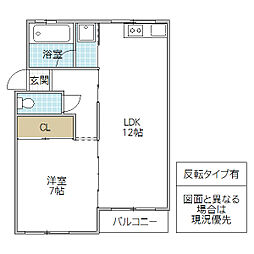 間取図画像 1LDK