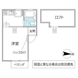 スタートハウス ワンルームの間取図画像