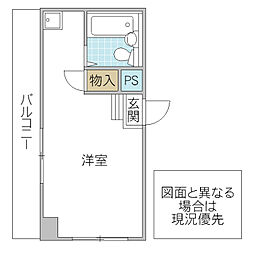 間取図画像 ワンルーム