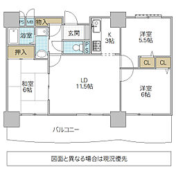 間取図画像 3LDK