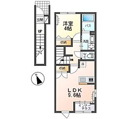 Solatio 1LDKの間取図画像