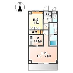 VillaShell 1LDKの間取図画像