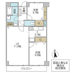物件の間取り