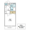 クランメール・赤塚2階5.2万円