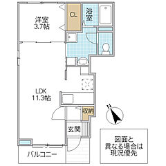 物件の間取り