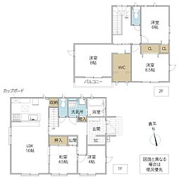 笠間市福原 5LDKの間取り