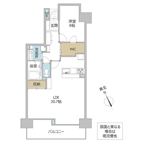 間取り レクセル水戸大町 10階/1003号室