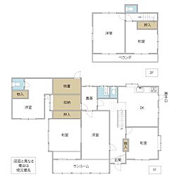 水戸市双葉台 6DKの間取り