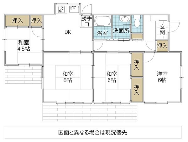 間取りを拡大表示