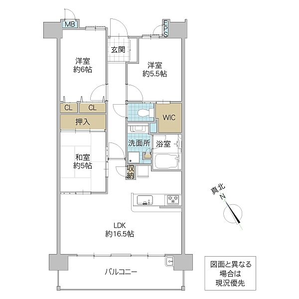 間取りを拡大表示