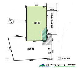 新座市馬場第21全2区画　売地