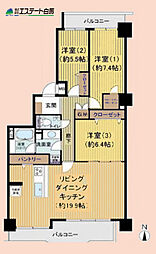 間取図画像 3LDK