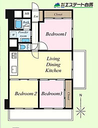 間取図画像 3LDK