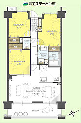 間取図画像 3LDK